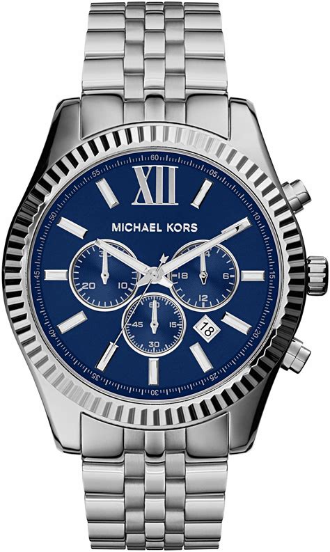 michael kors uhr silber mit steinen|michael kors herrenuhren.